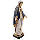 Holy heart of Mary wooden statue painted s5