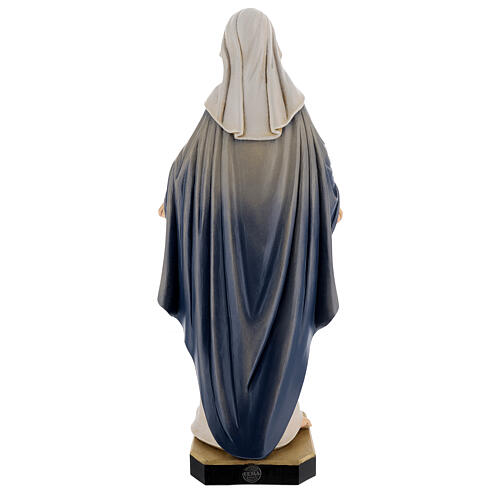Holy heart of Mary wooden statue painted 7