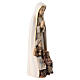 Our Lady of Fatima with Children wooden statue painted s6