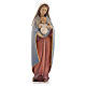 Our Lady of Heart with Infant wooden statue painted s1