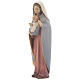 Estatua Virgen del Corazón madera Val Gardena. s2