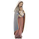 Estatua Virgen del Corazón madera Val Gardena. s3