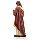 Estatua madera Sagrado Corazón de Jesús pintada Va s3