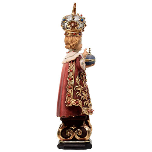Infant of Prague wooden statue painted 7