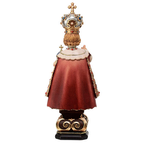 Infant of Prague wooden statue painted 9