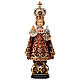 Infant of Prague wood painted statue s1