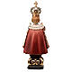 Infant of Prague wood painted statue s9
