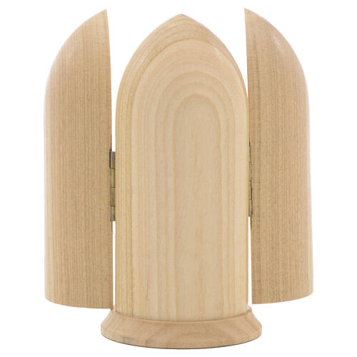 Estatua madera Nuestra Señora de Lourdes pintada Val Gard 4