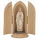 Madonna z Lourdes w niszy figurka malowane drewno s1