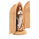Estatua Inmaculada Murillo madera pintada con nicho s4