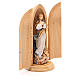 Statua Immacolata Murillo in nicchia legno dipinto s4