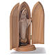 Estatua Nuestra señora de Medjugorje estilizada con nicho s2