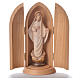Imagem Nossa Senhora de Medjugorje estilizada no nicho madeira s1