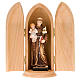 Saint Antony with Infant in Nische wooden statue painted s1