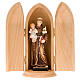 Statua Sant'Antonio con Bambino in nicchia legno s1