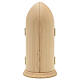 Statua Gesù Misericordioso in nicchia legno dipinto s2