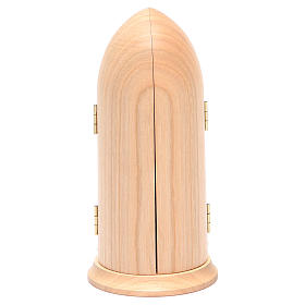 Imagem São José com Menino no nicho madeira pintada s4