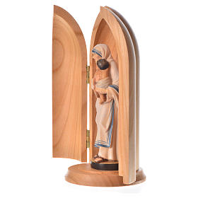 Imagens em Madeira Pintada: Imagem Madre Teresa de Calcutá no nicho madeira pintada