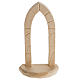 Wall bracket for statues with wooden arch s1