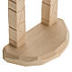 Wall bracket for statues with wooden arch s2