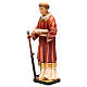 Saint Lawrence in coloured wood 30cm s3