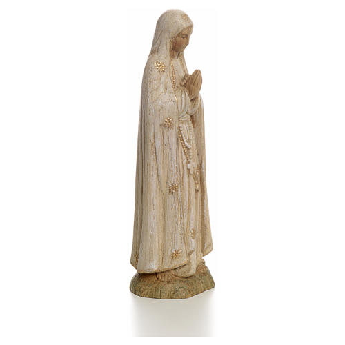 Our Lady of Fatima statue in painted wood 15 cm, Bethleem 2