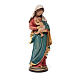 Virgin with baby in coloured Valgardena wood s1