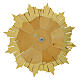 Colomba con raggiera rilievo 28 cm legno dipinto Valgardena s4