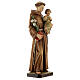 Saint Antoine avec Enfant Jésus bois peint Valgardena s4