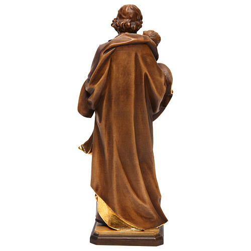 San Giuseppe con bimbo di Guido Reni legno Valgardena 5