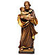 San Giuseppe con bimbo di Guido Reni legno Valgardena s1