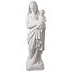 Statua Madonna con Bambino vetroresina bianca 135 cm s1