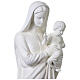 Statua Madonna con Bambino vetroresina bianca 135 cm s4