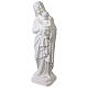 Statua Madonna con Bambino vetroresina bianca 135 cm s5