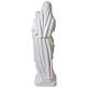 Statua Madonna con Bambino vetroresina bianca 135 cm s7