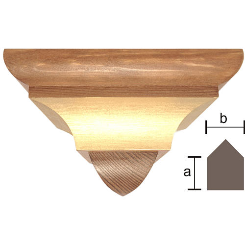 Ménsula para ángulo estilo gótico madera Va 1