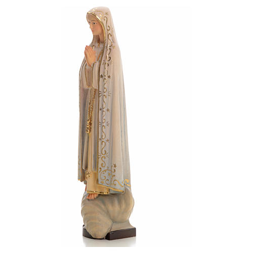 Notre Dame de Fatima bois peint Valgardena 6