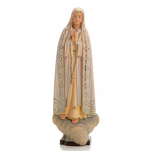 Notre Dame de Fatima bois peint Valgardena 1