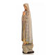 Madonna di Fatima legno dipinto Valgardena s2