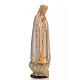 Madonna di Fatima legno dipinto Valgardena s3