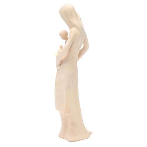 Gottesmutter mit Kind und Taube Grödnertal Holz 4
