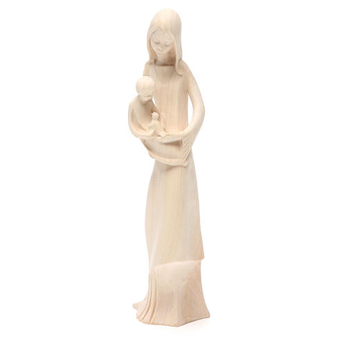 Virgen con niño y paloma madera pintada Val Gardena 3