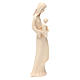 Virgen con niño y paloma madera pintada Val Gardena s5