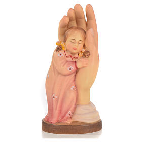 Mano protettiva bambina legno Valgardena