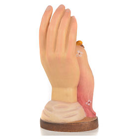 Mano protettiva bambina legno Valgardena