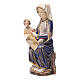 Our Lady of Mariazell in Valgardena wood, old antique gold finis s2