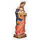 Virgin Mary statue 40cm in Valgardena wood, Baroque style, old a s4