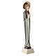 Stylised Madonna statue in coloured Valgardena wood s4