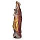 Heilige Barbara mit Kelch 56cm Grödnertal Holz antikisiert s8