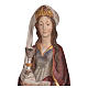 Heilige Barbara mit Kelch 56cm Grödnertal Holz antikisiert s11